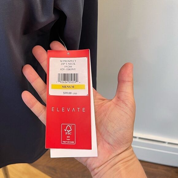 New with tags || SPYDER Men’s Prospect zip t-neck shirt || SPYDER top for men - Picture 5 of 13